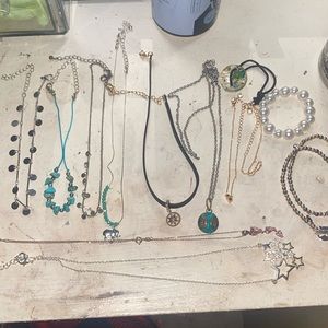 8 Necklaces 6 bracelets